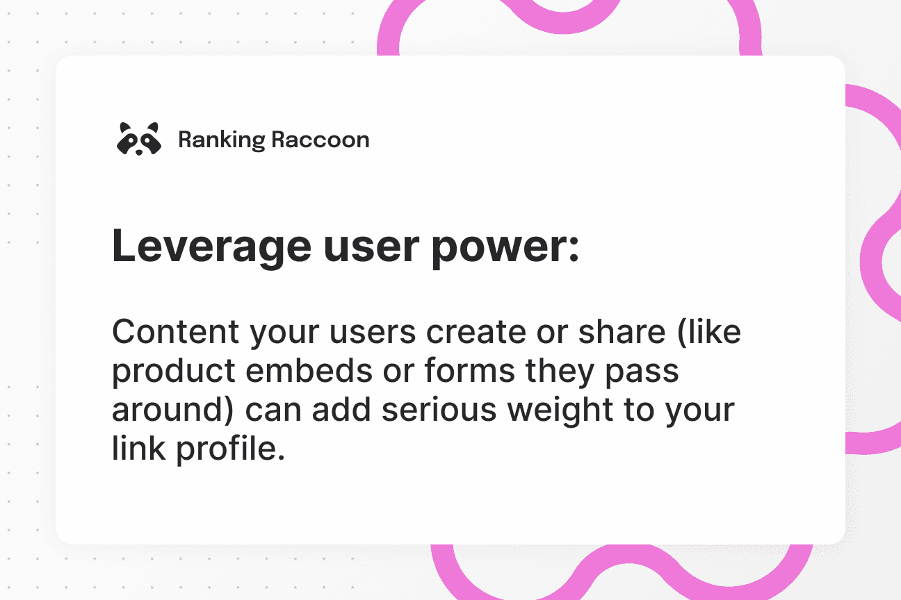 leverage user power for higher impact in link building for saas