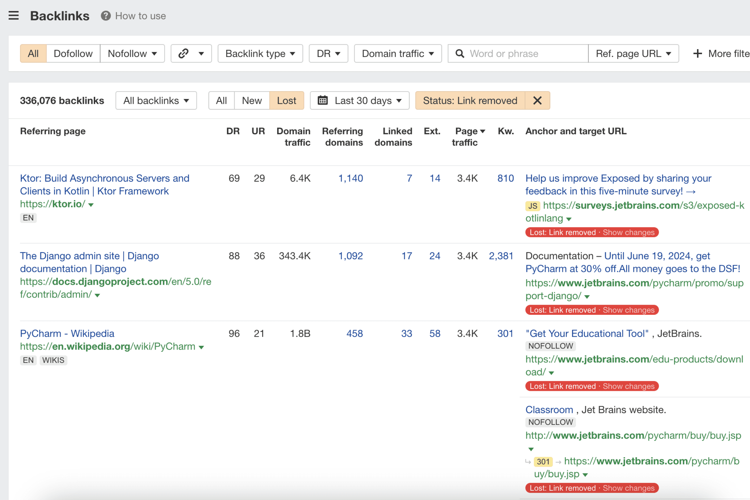 ahtefs-lost-link-report