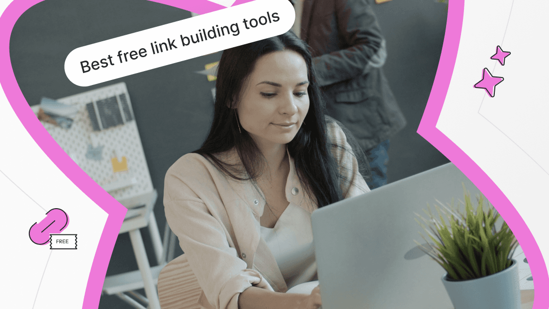 best free link building tools blog post cover image