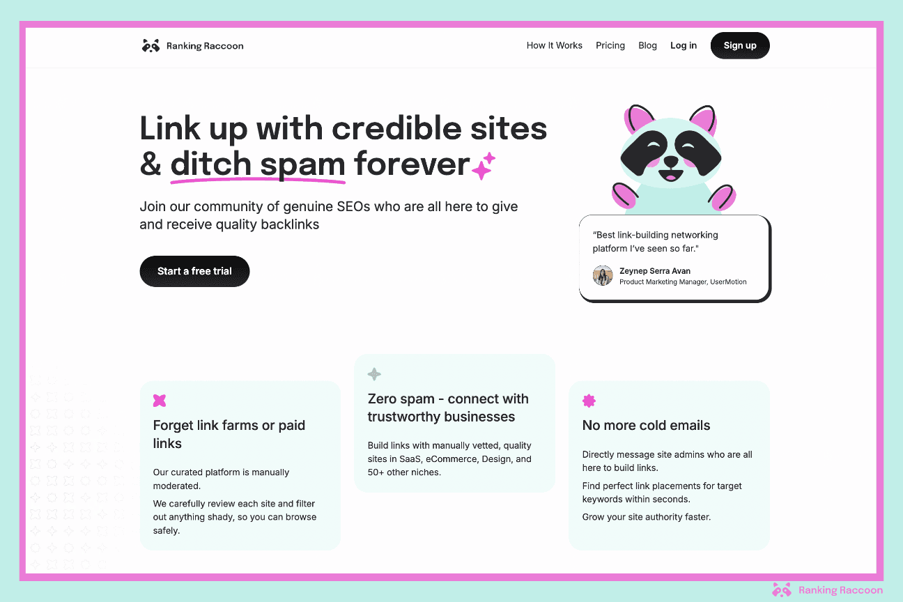 ranking raccoon screenshot image