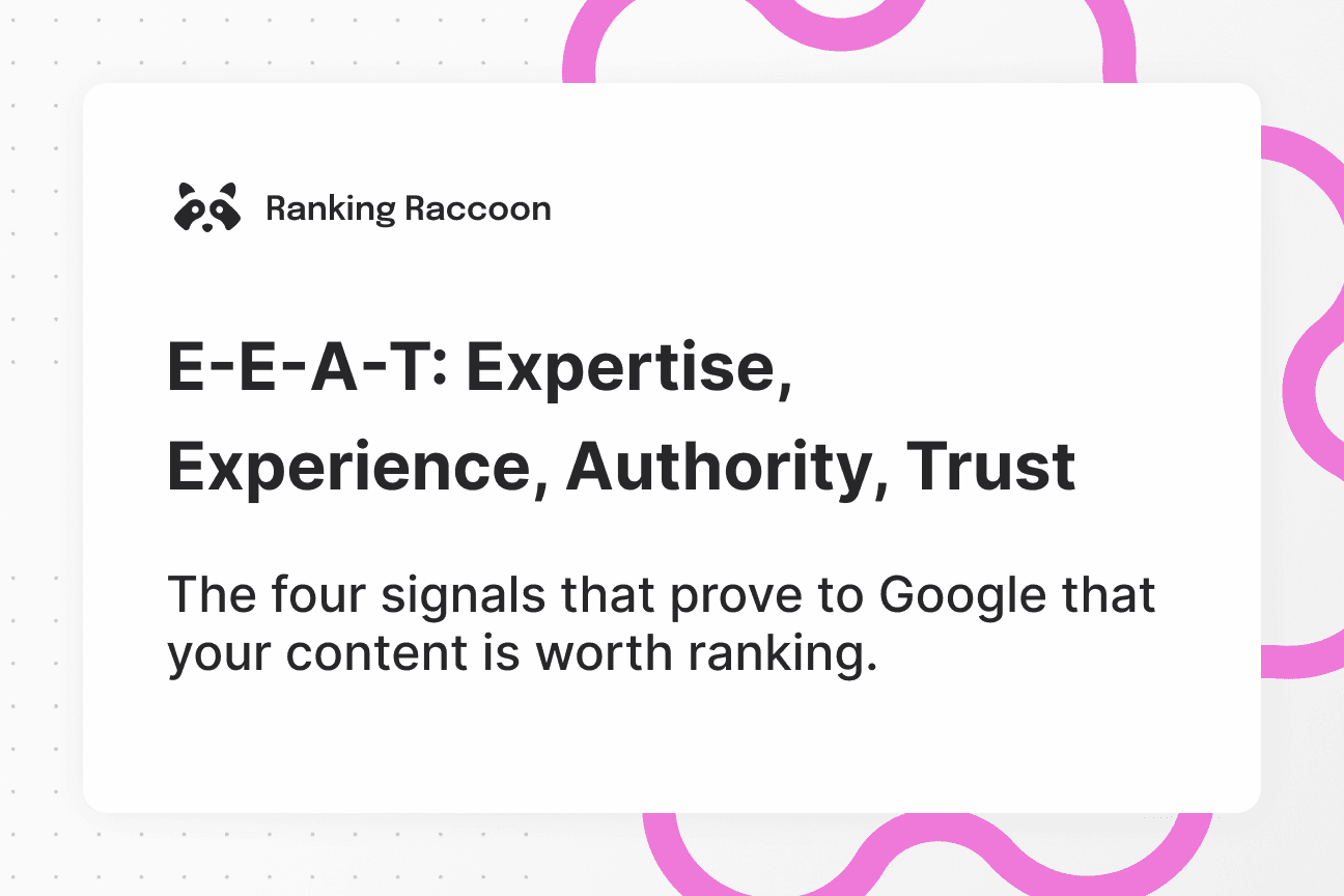 the E-E-A-T framework