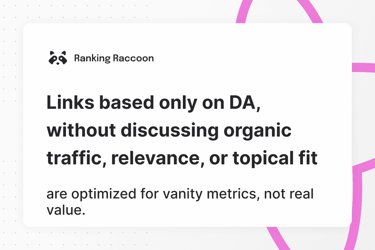 quote about link pitches