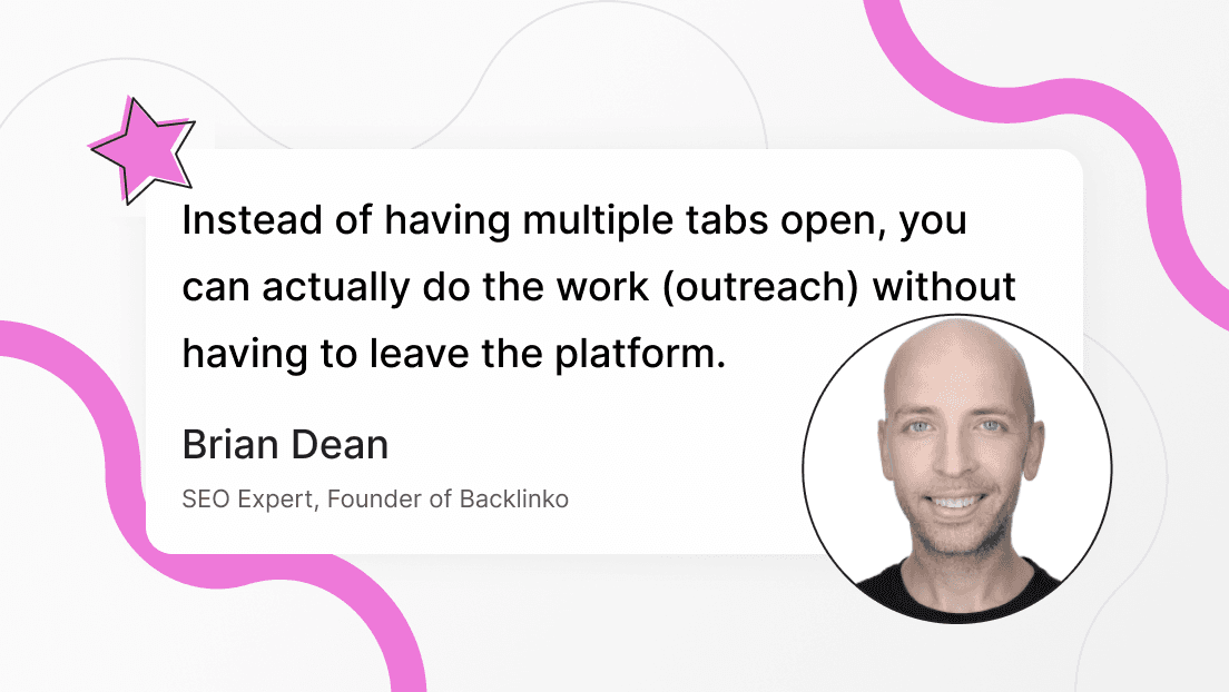 quote about semrush's link building tool