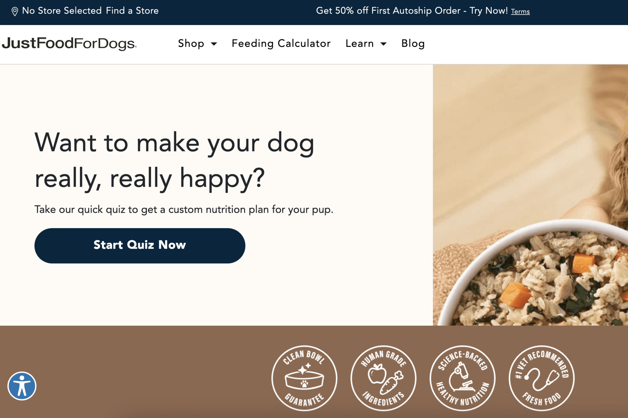 justfoodfordogs-online-calculator-page