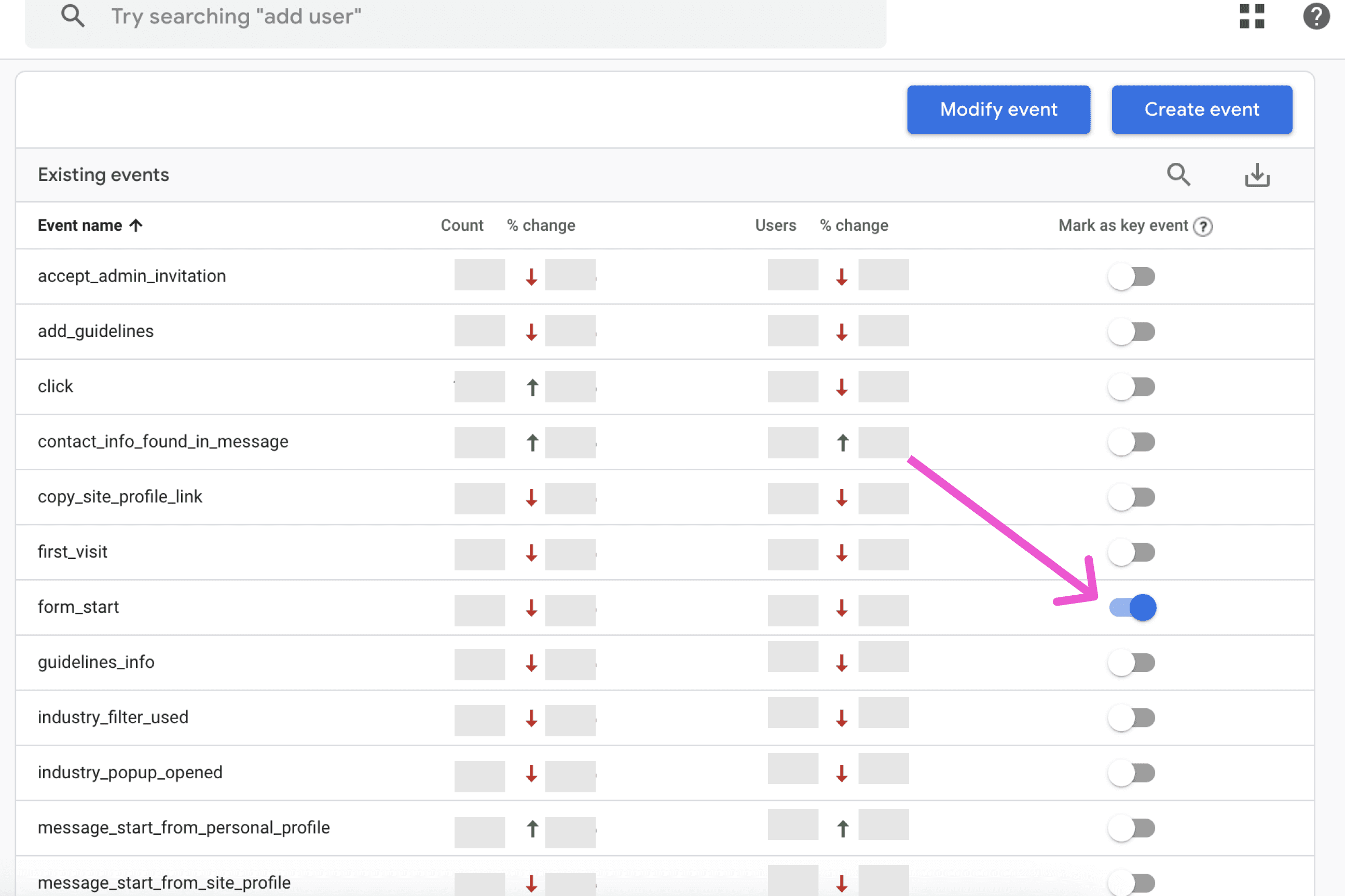 events-tab-key-events-selection