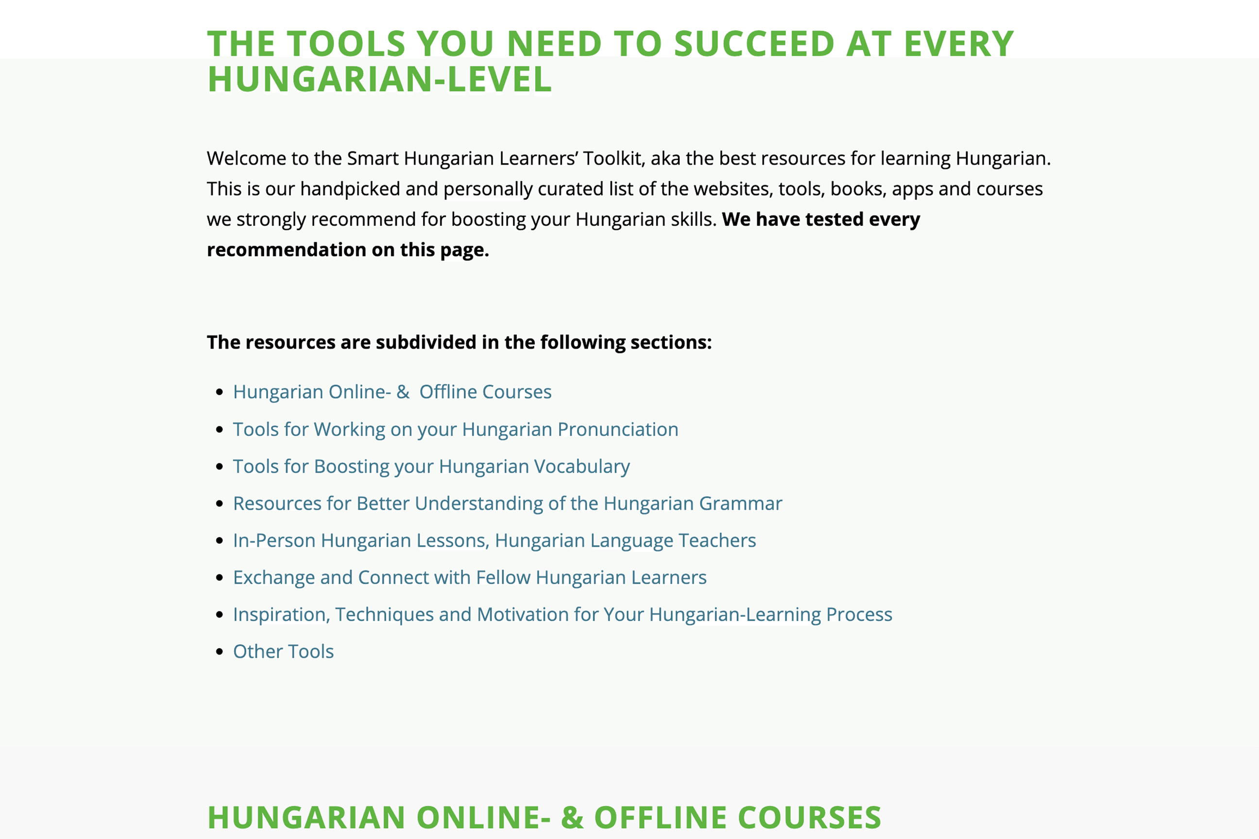 Resource page - third example