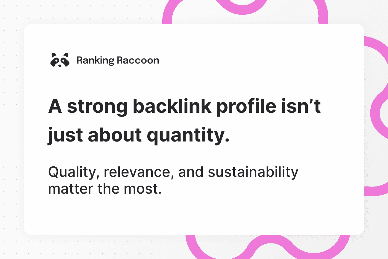 quote about quality focused link building