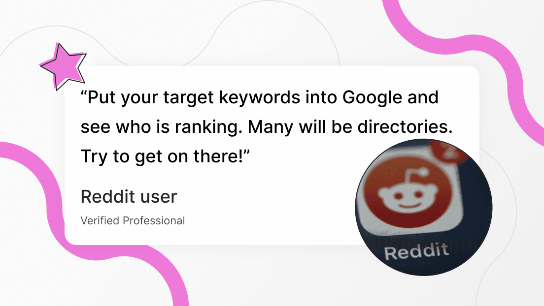 reddit user quote about seo