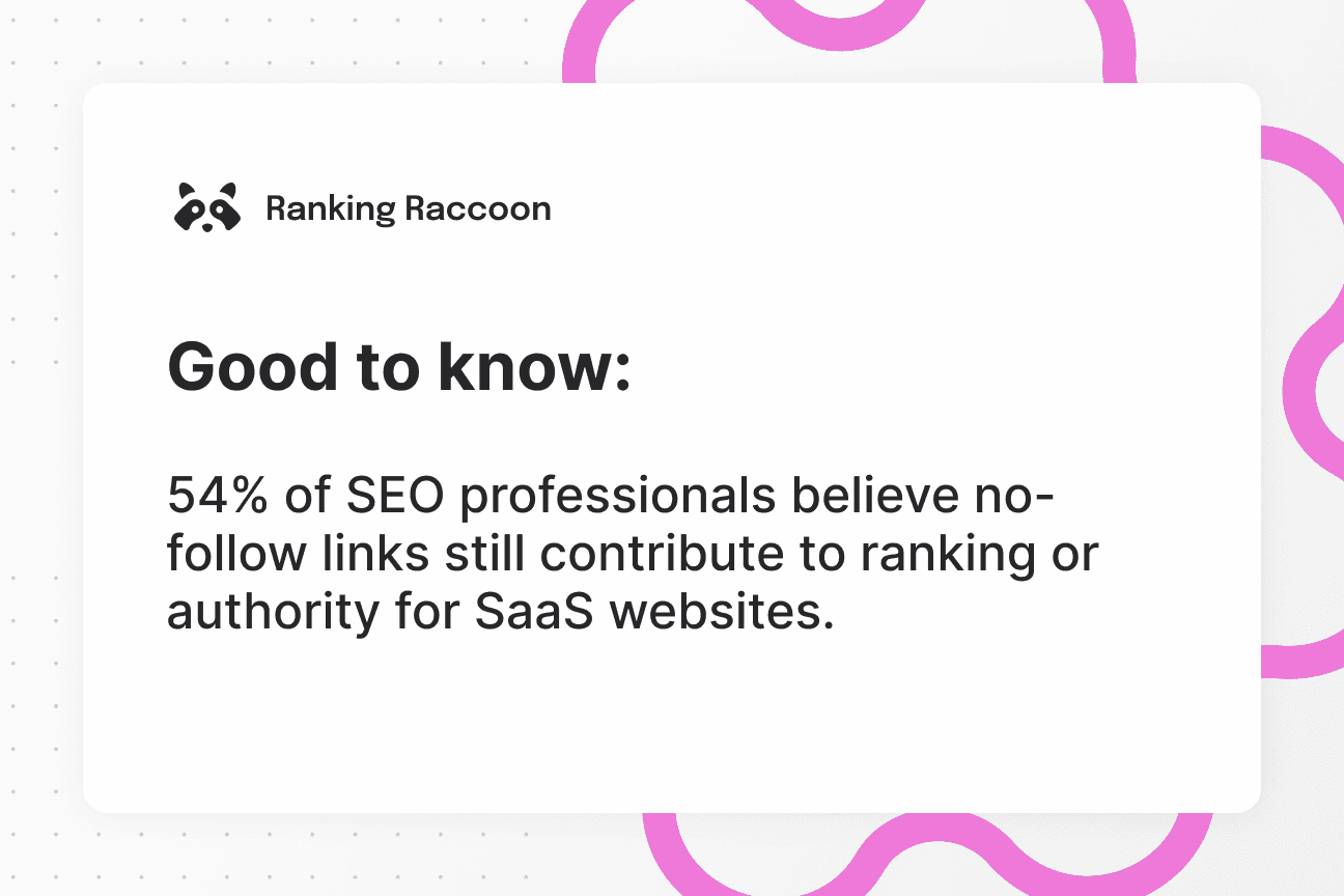 no follow links statistics