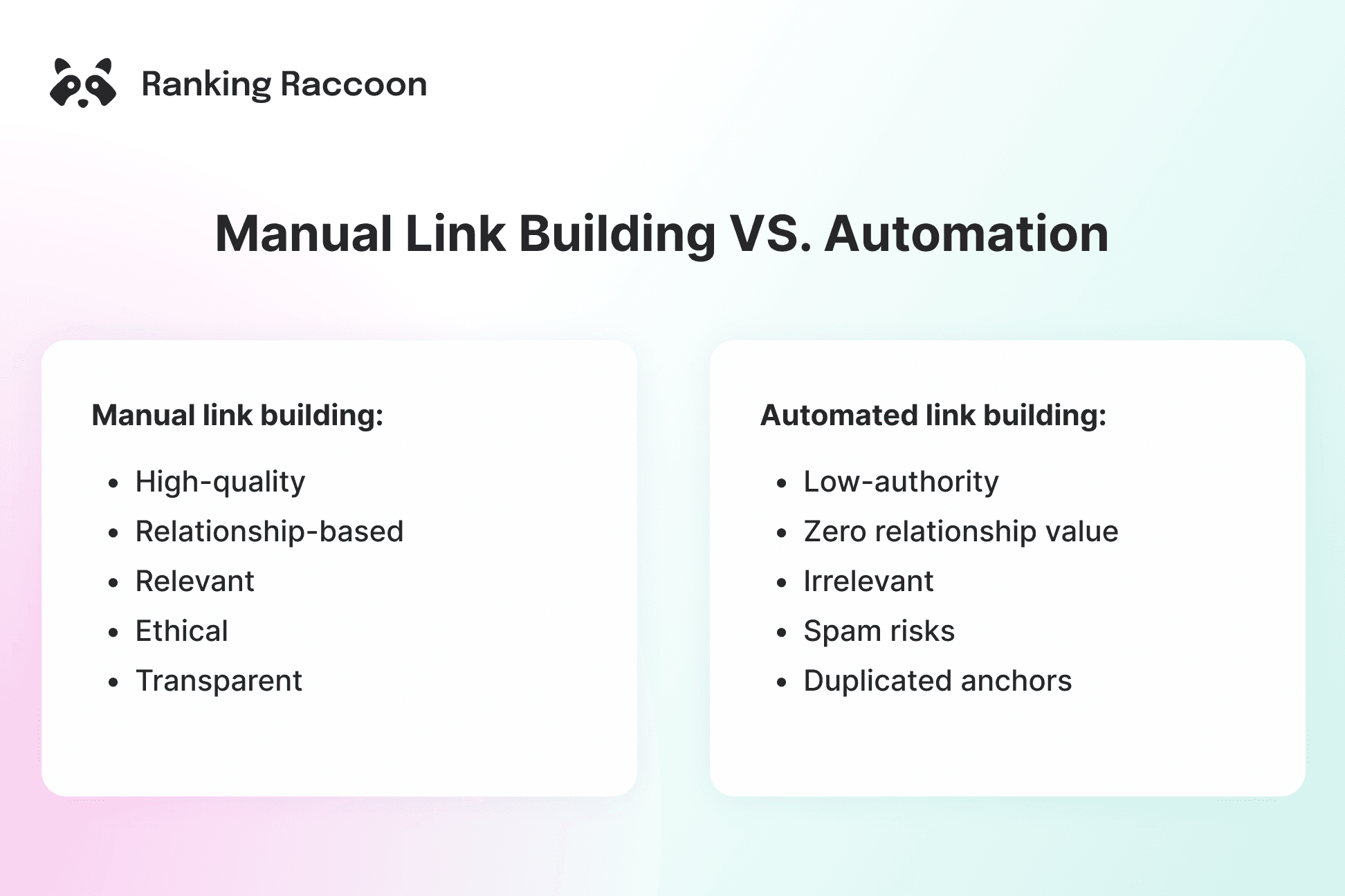 manual link building vs email outreach automation