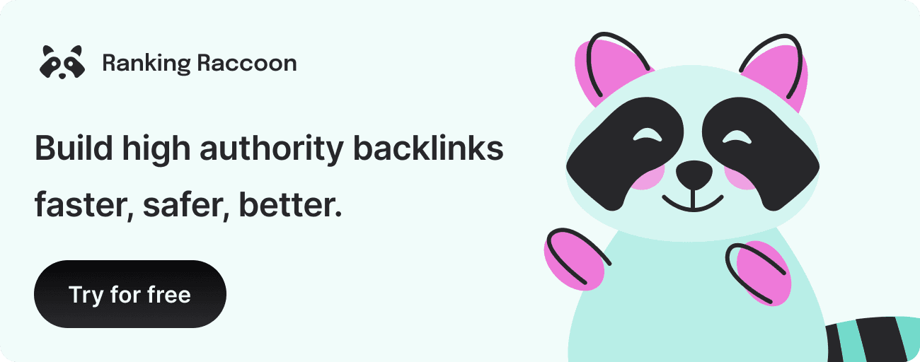 ranking raccoon banner