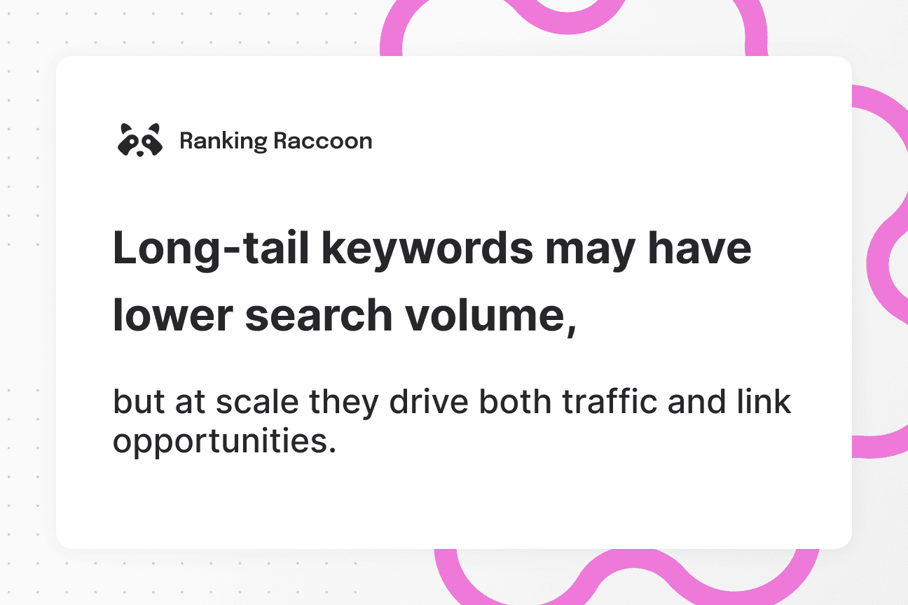 use long tail keywords at scale quote image
